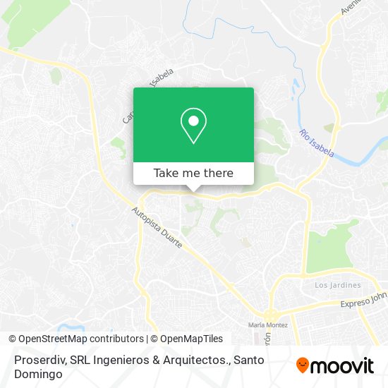 Proserdiv, SRL Ingenieros & Arquitectos. map