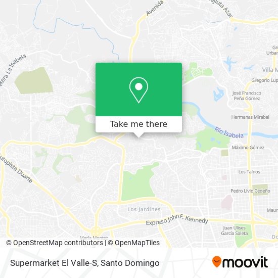 Supermarket El Valle-S map