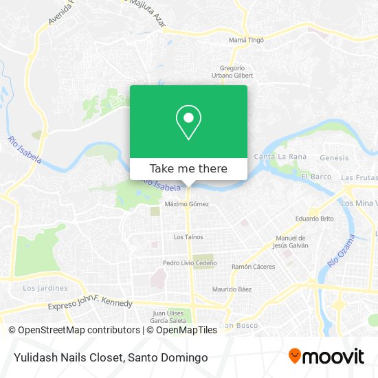 Mapa de Yulidash Nails Closet