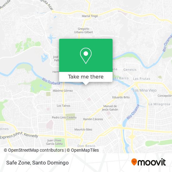 Mapa de Safe Zone