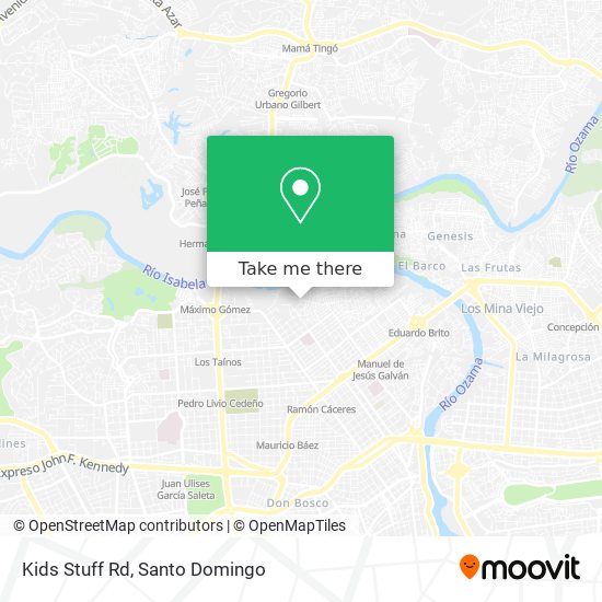 Mapa de Kids Stuff Rd