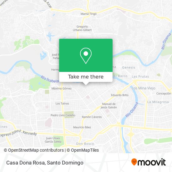 Mapa de Casa Dona Rosa