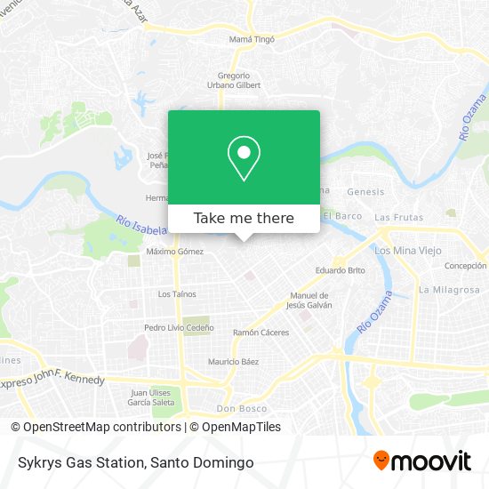 Sykrys Gas Station map