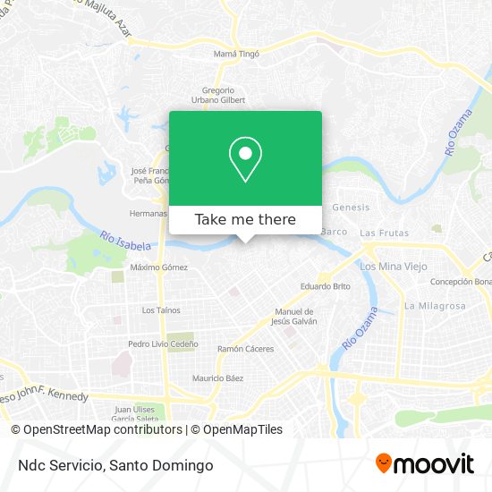 Mapa de Ndc Servicio