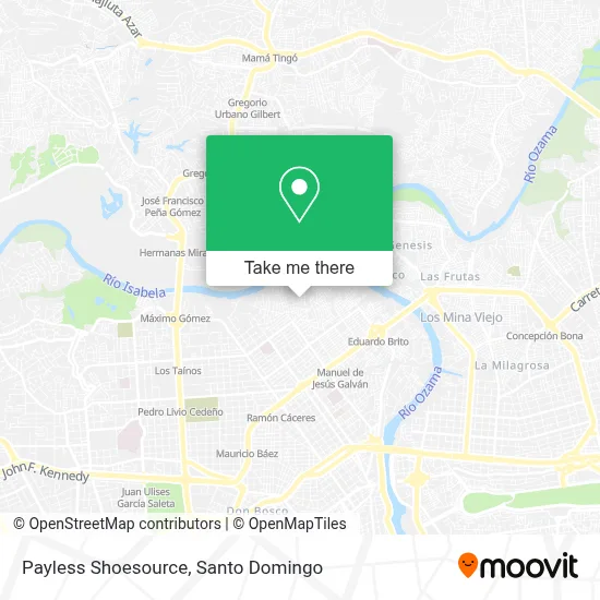 Mapa de Payless Shoesource