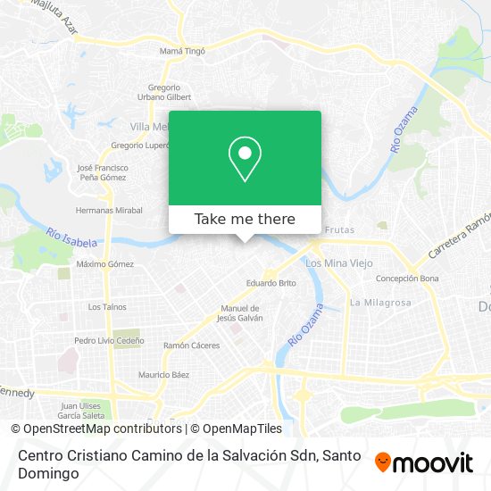 Centro Cristiano Camino de la Salvación Sdn map