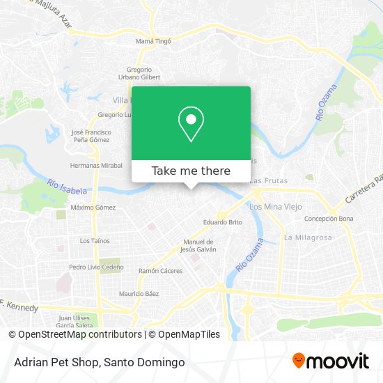 Adrian Pet Shop map