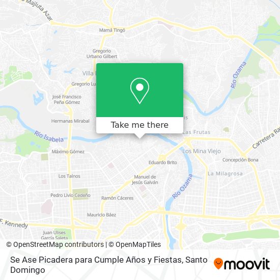 Se Ase Picadera para Cumple Años y Fiestas map