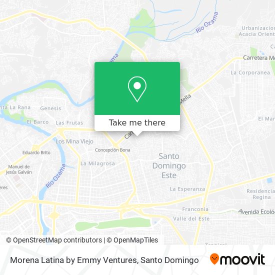 Morena Latina by Emmy Ventures map