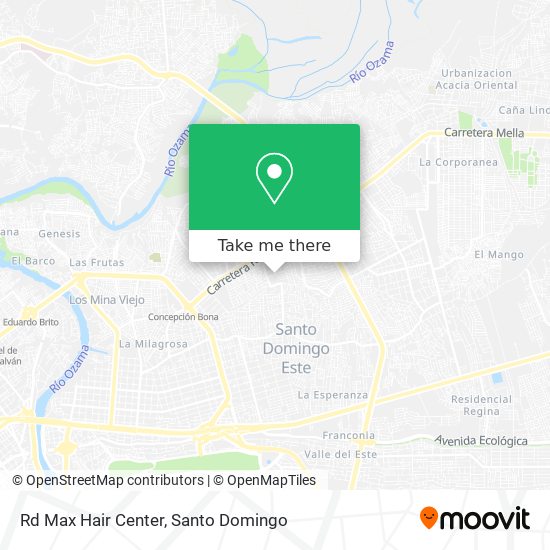 Mapa de Rd Max Hair Center