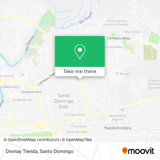 Dwinay Tienda map