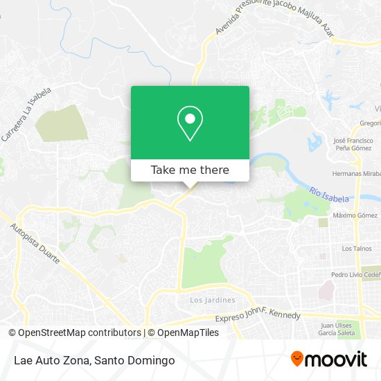 Lae Auto Zona map