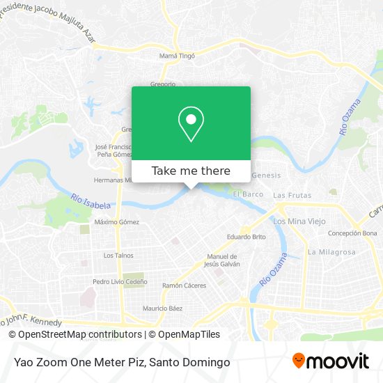 Mapa de Yao Zoom One Meter Piz