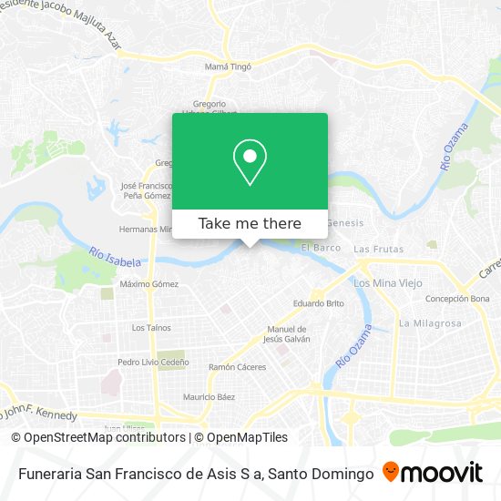Funeraria San Francisco de Asis S a map