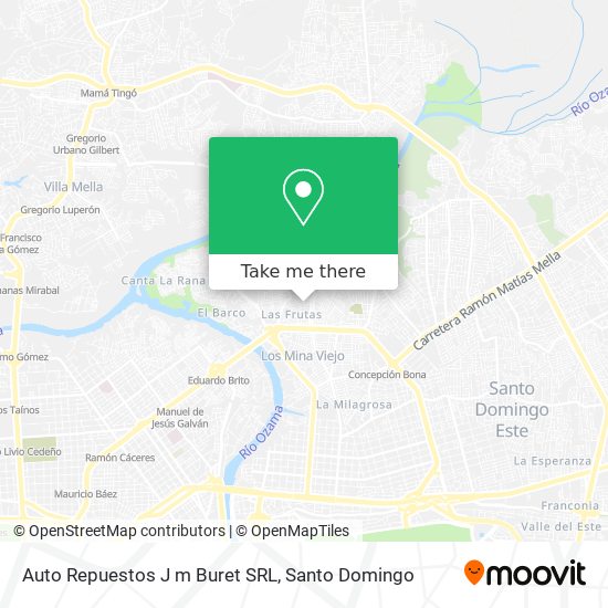 Auto Repuestos J m Buret SRL map