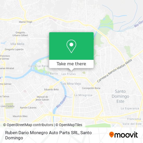 Ruben Dario Monegro Auto Parts SRL map