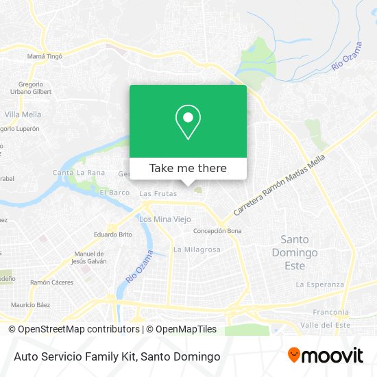 Auto Servicio Family Kit map