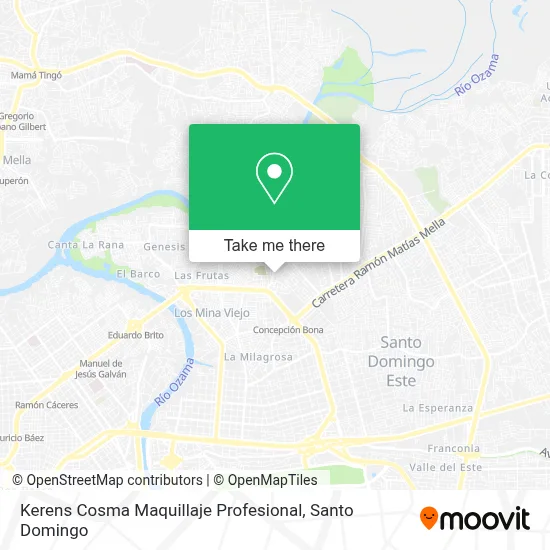 Kerens Cosma Maquillaje Profesional map