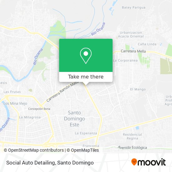 Social Auto Detailing map