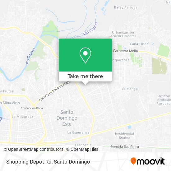 Shopping Depot Rd map