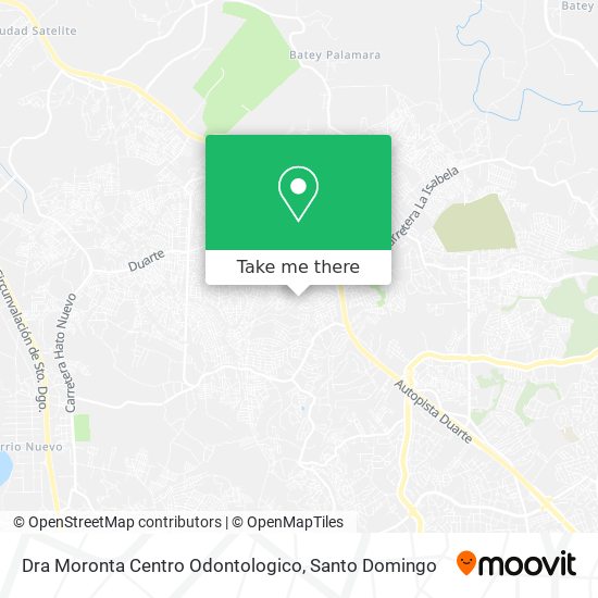 Dra Moronta Centro Odontologico map