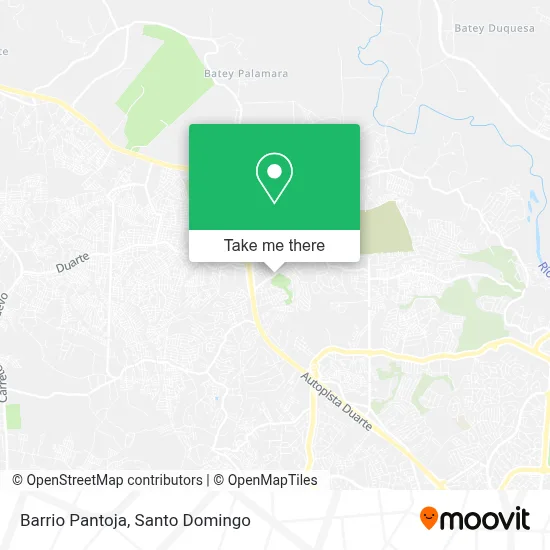 Mapa de Barrio Pantoja