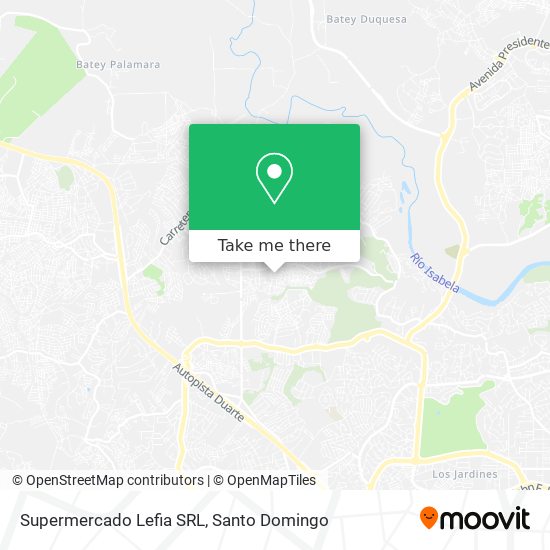 Supermercado Lefia SRL map