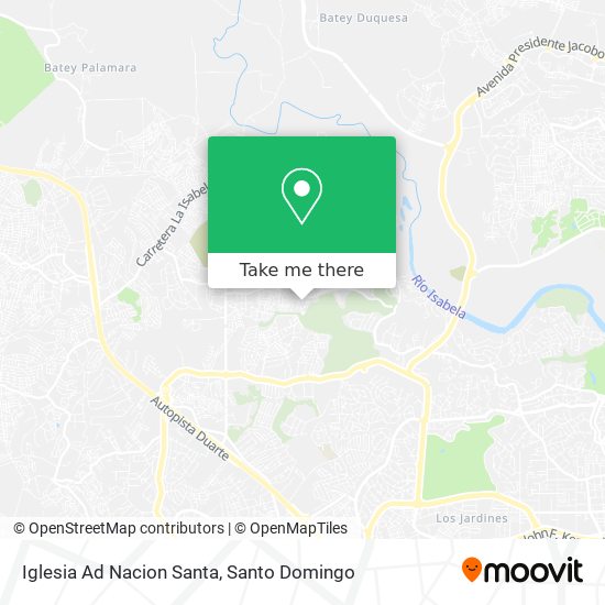 Iglesia Ad Nacion Santa map