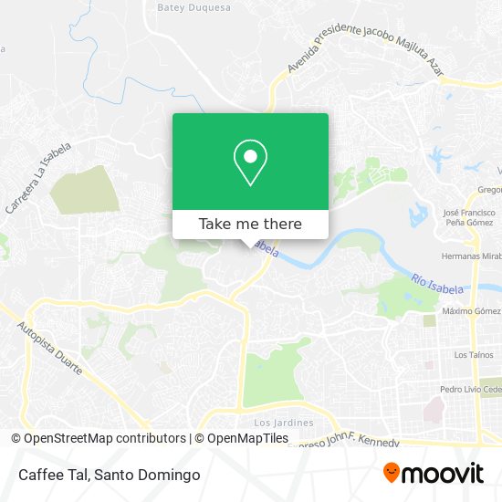 Caffee Tal map
