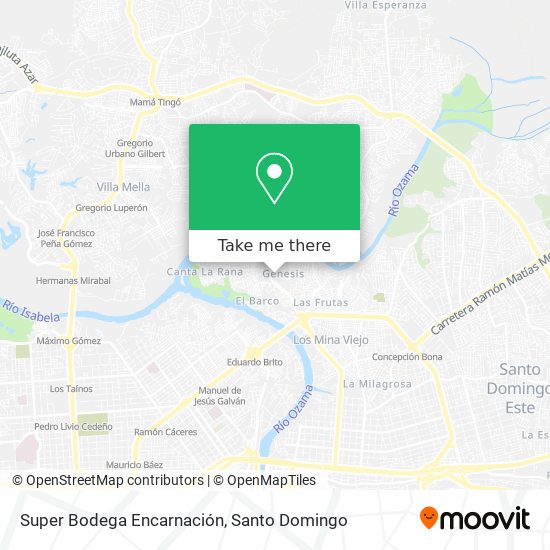 Super Bodega Encarnación map