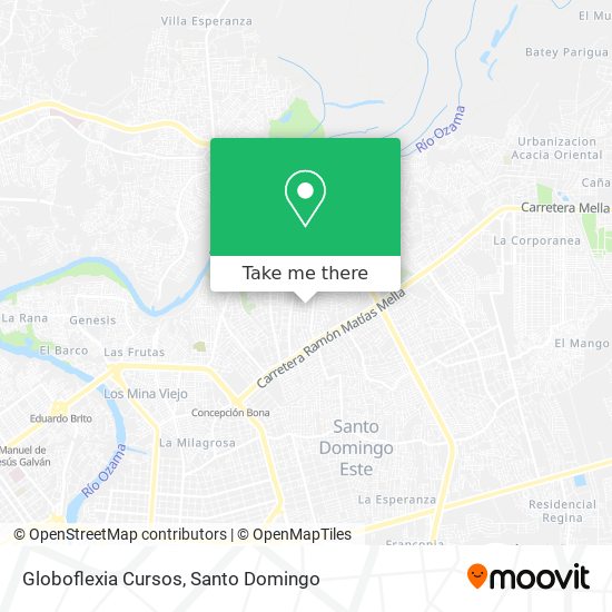 Globoflexia Cursos map