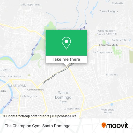 The Champion Gym map
