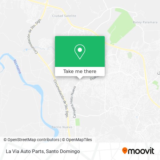 La Via Auto Parts map