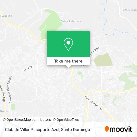 Club de Villar Pasaporte Azul map