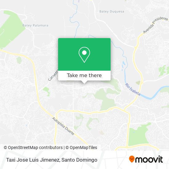 Mapa de Taxi Jose Luis Jimenez
