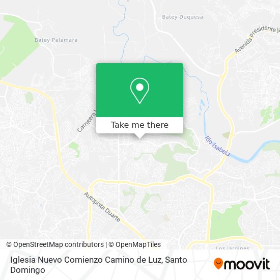 Iglesia Nuevo Comienzo Camino de Luz map