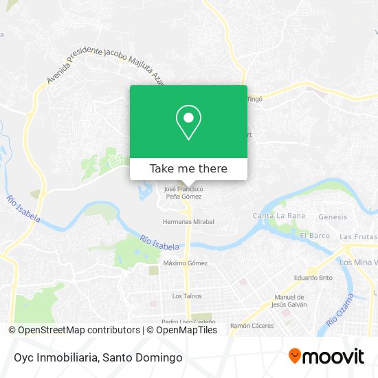 Mapa de Oyc Inmobiliaria