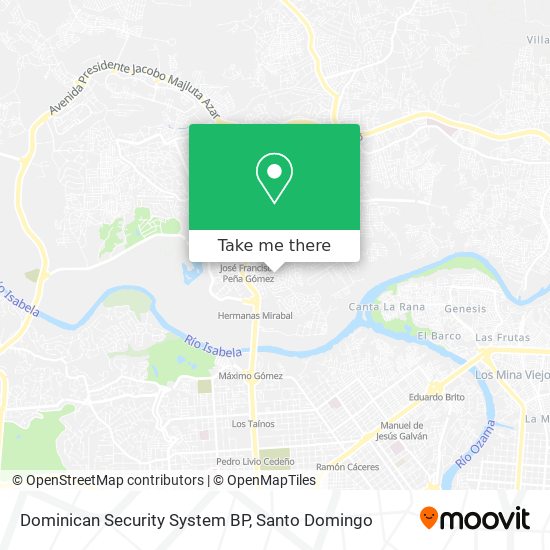 Dominican Security System BP map