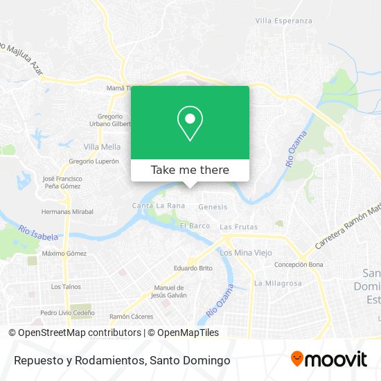 Mapa de Repuesto y Rodamientos