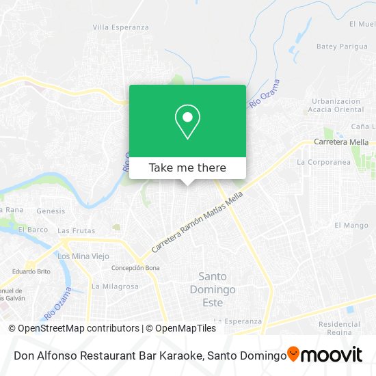 Don Alfonso Restaurant Bar Karaoke map