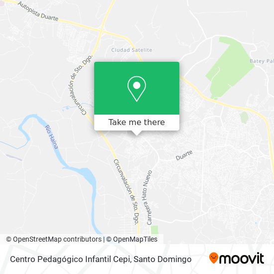 Mapa de Centro Pedagógico Infantil Cepi