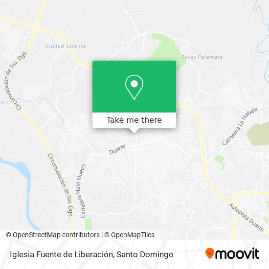 Mapa de Iglesia Fuente de Liberación