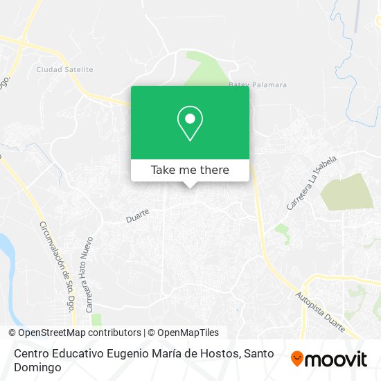 Centro Educativo Eugenio María de Hostos map