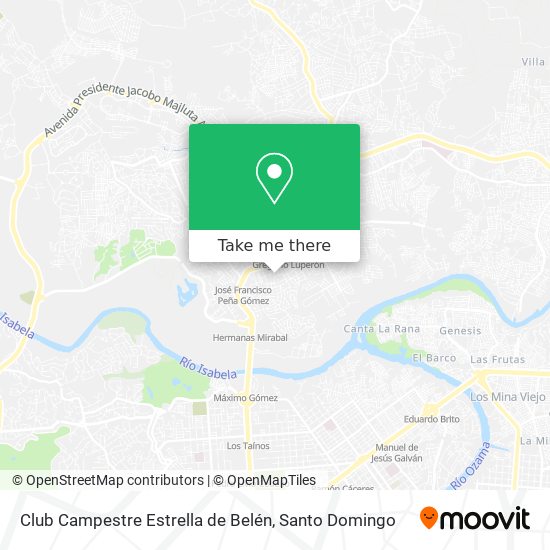 Mapa de Club Campestre Estrella de Belén