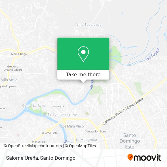 Salome Ureña map