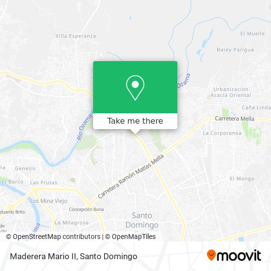 Maderera Mario II map