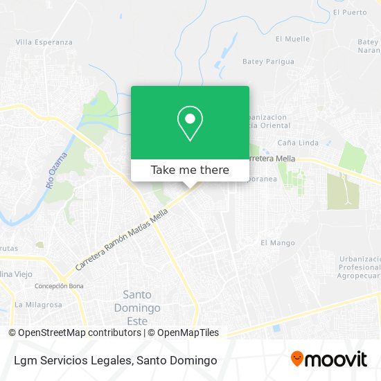Lgm Servicios Legales map