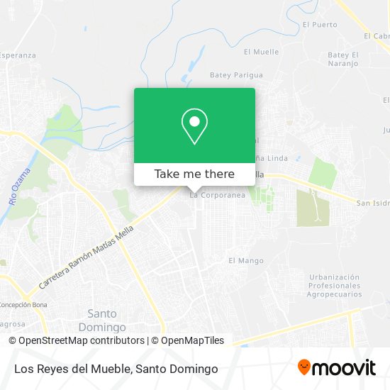 Los Reyes del Mueble map