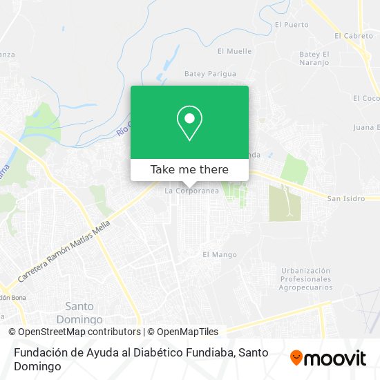 Fundación de Ayuda al Diabético Fundiaba map