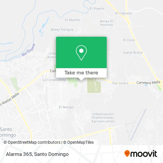 Alarma 365 map